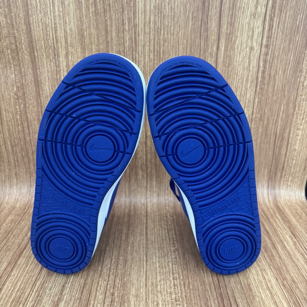 Nike Court Borough Mid 2 GS Kids 6Y‎ White Deep Night Blue CD7782-130 NEW - Picture 6 of 6